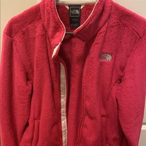 Hot pink north face
